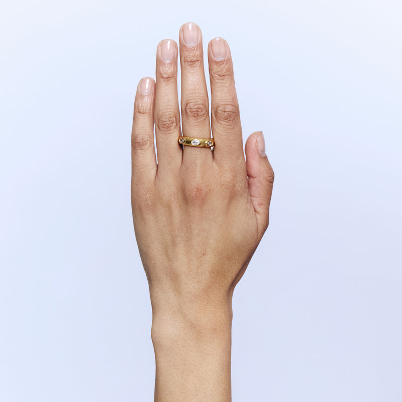 Cerro Ring in Citrine - 18K Gold Plated