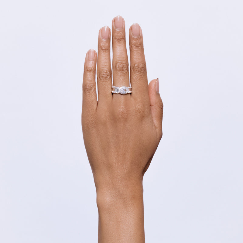 Sikil Ring in Zircon - Sterling Silver