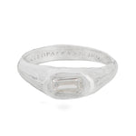 Filius Ring with Zircon - Sterling Silver