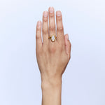 Bucherie Ring in Zircon - 18K Gold Plated