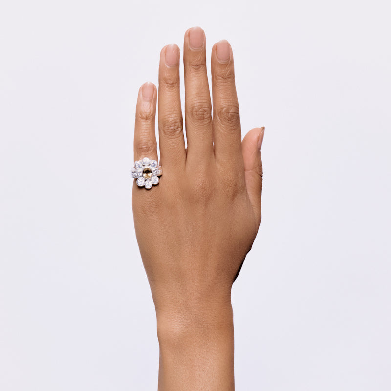 Ki Ring in Citrine - Sterling Silver