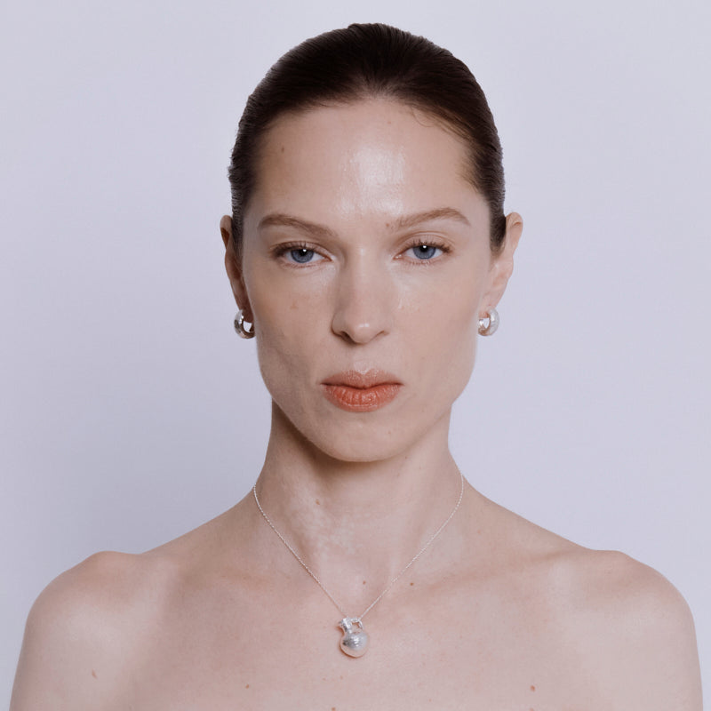 Marmara Charm Pendant - Sterling Silver