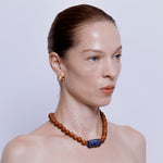 Gorgoneion Seal Hoops - 24K Vermeil