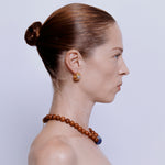 Gorgoneion Seal Hoops - 24K Vermeil