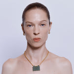 Nanshe Necklace in Jade - 18K Gold Plated