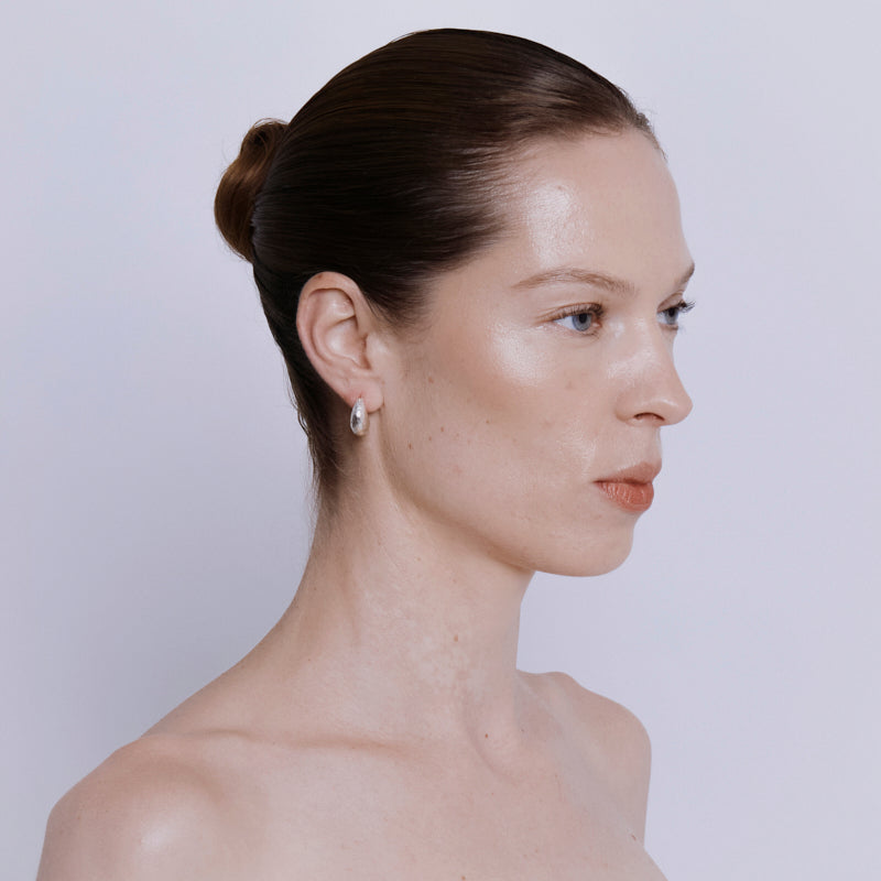 Kanda Hoop Earrings - Sterling Silver