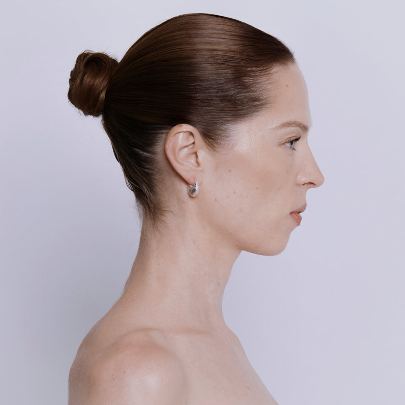 Kanda Hoop Earrings - Sterling Silver