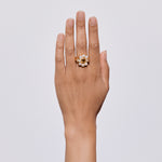 Ki Ring in Citrine - 18K Gold Plated