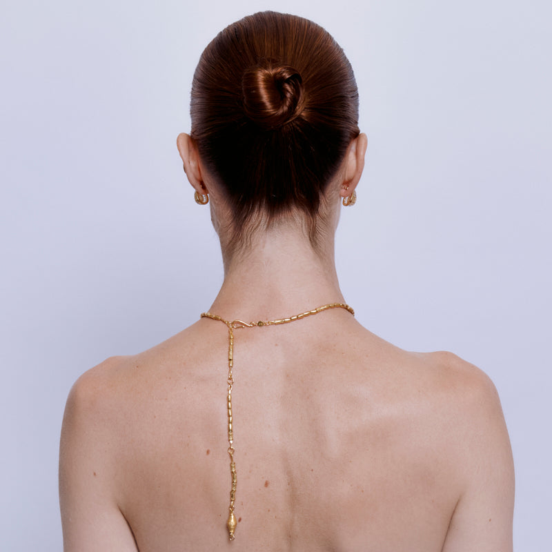Nanshe Necklace in Jade - 18K Gold Plated