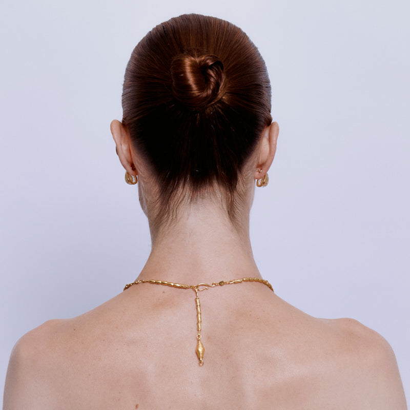 Nanshe Necklace in Jade - 18K Gold Plated