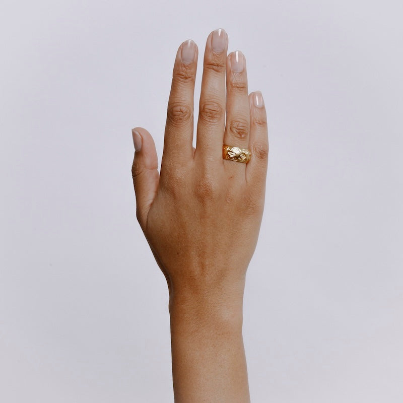 Matelda Ring - 18K Gold Plated