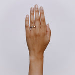 Baucis Ring with Diamond - Solid Gold