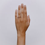 Harmonia Ring with Diamond - Solid Gold
