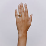 Iphis Ring with Sapphire - Solid Gold