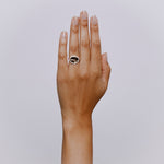 Peristera Ring with White Diamond - Solid Gold