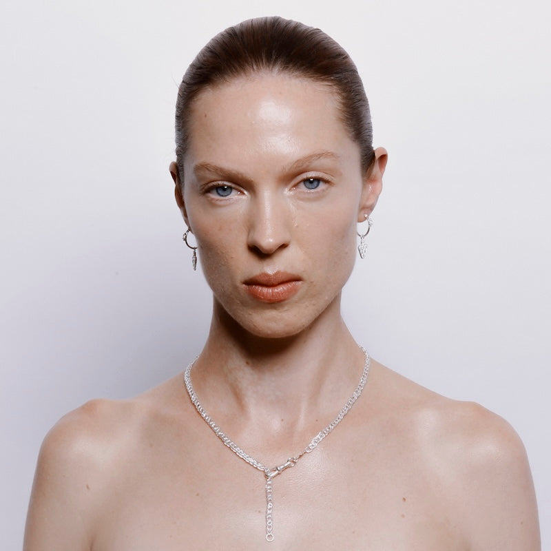 Kadi Hoops - Sterling Silver