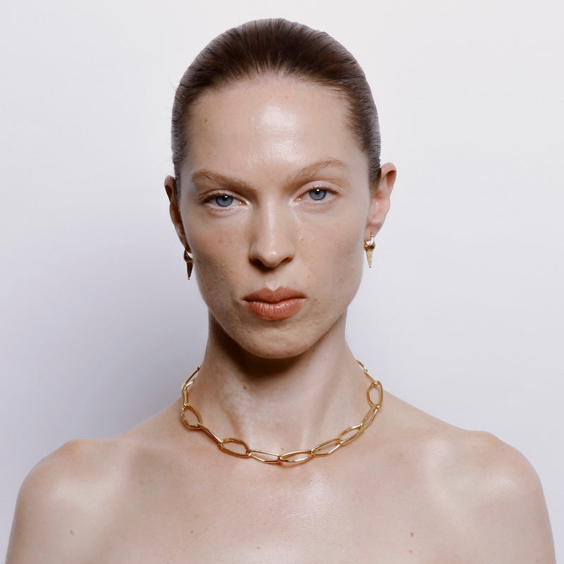Cornu Necklace - 18K Gold Plated