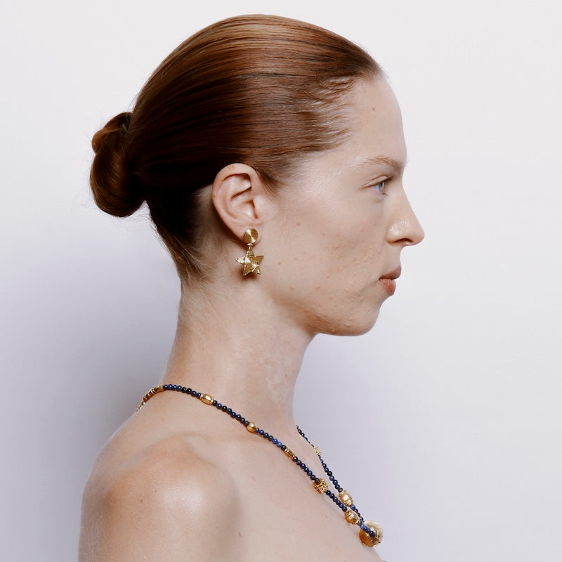 Lucretia Drop Earrings - 18K Gold Plated