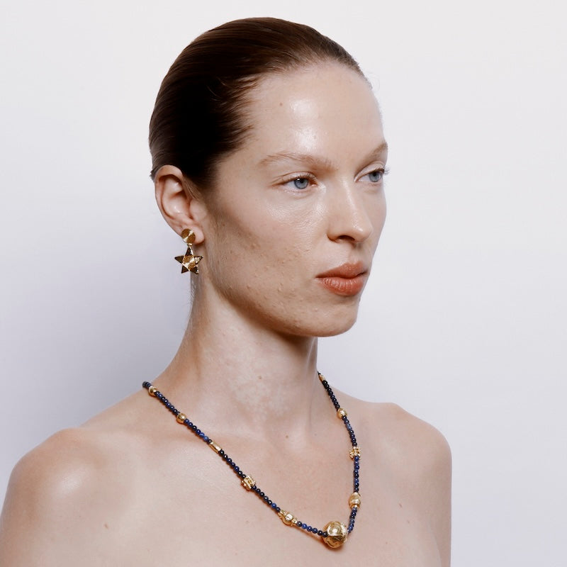 Lucretia Drop Earrings - 18K Gold Plated