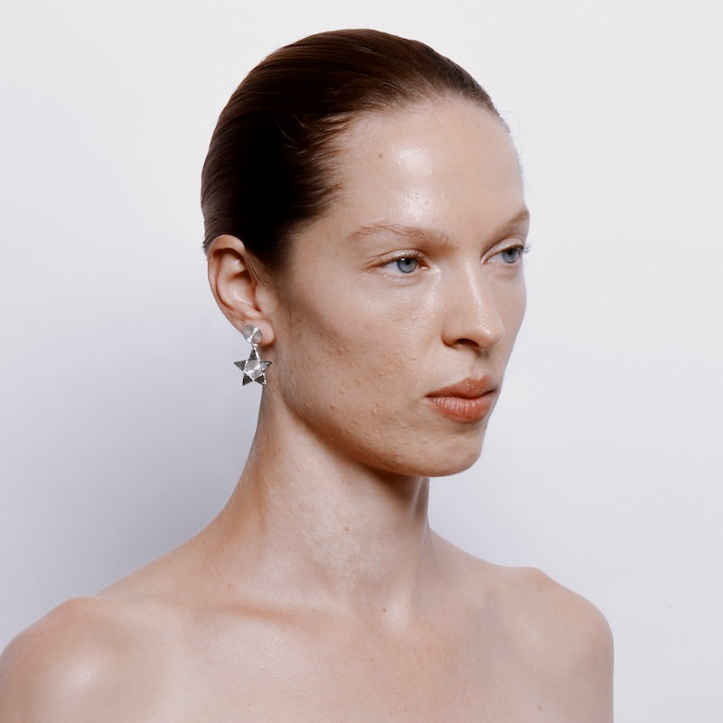 Lucretia Drop Earrings - Sterling Silver