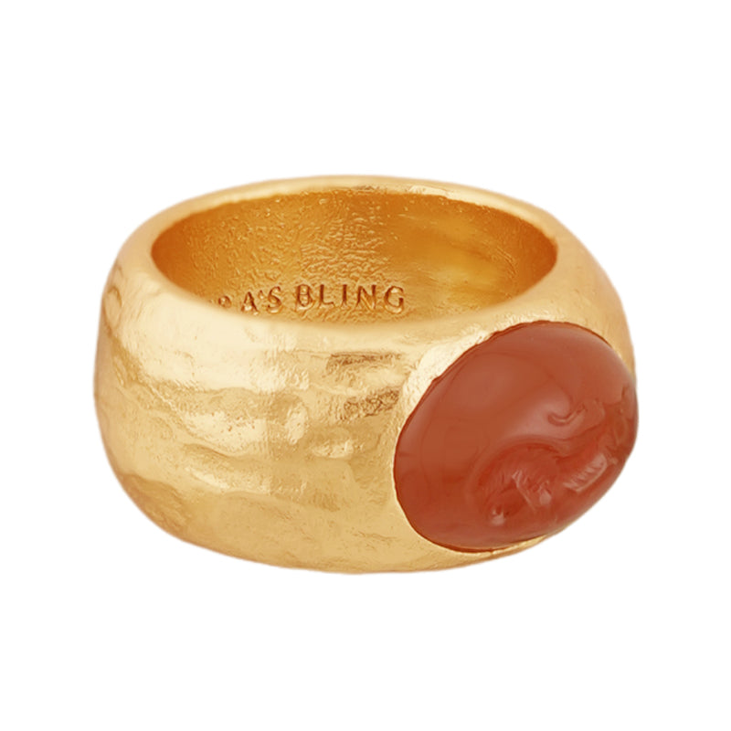 Tiberius Ring - 18K Gold Plated