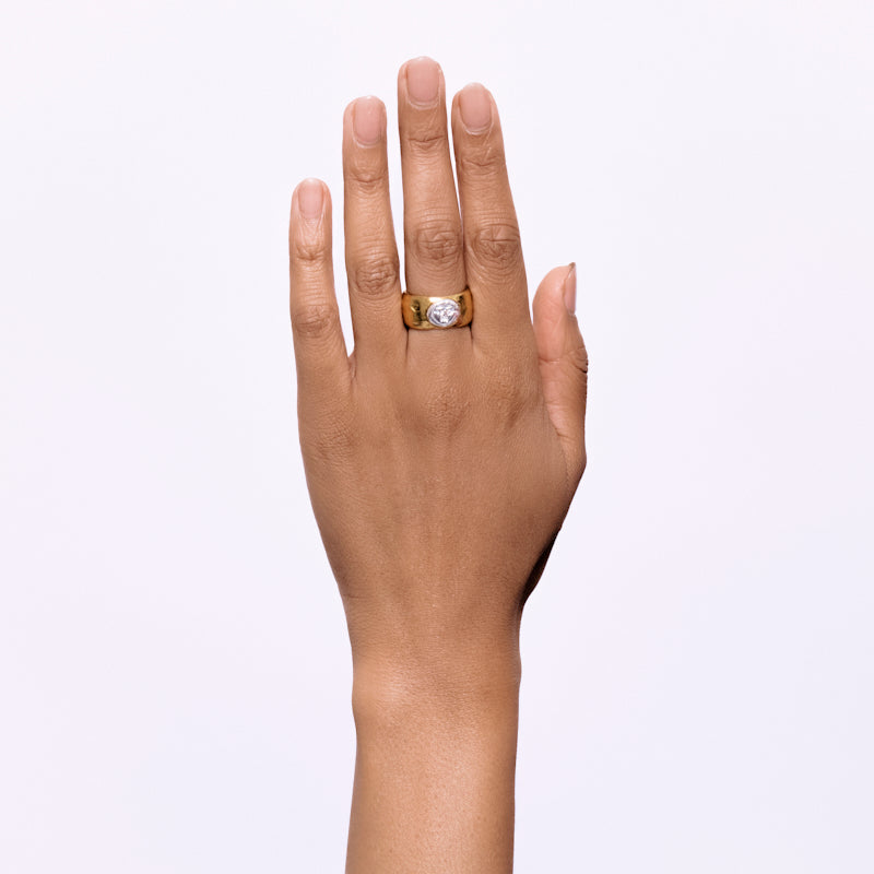 Gorgoneion Seal Ring - 24K Vermeil