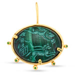 Hippolyta Pendant with Tsavorite Garnet - Solid Gold