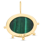 Hippolyta Pendant with Tsavorite Garnet - Solid Gold