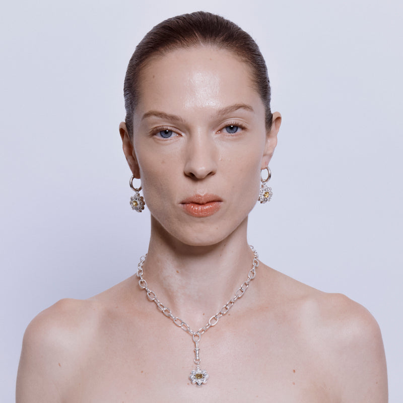 Ki Pendant in Citrine - Sterling Silver