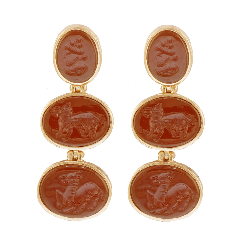 Cornelia Earrings - 18K Gold Plated