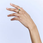 Viriditas Ring in Emerald - 18K Solid Gold