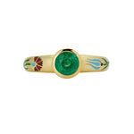 Viriditas Ring in Emerald - 18K Solid Gold