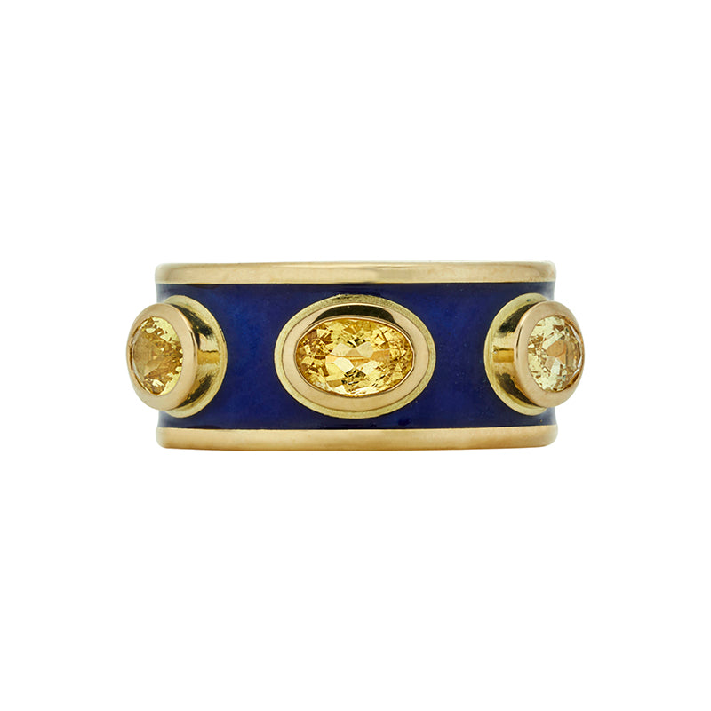 Karanfil Ring in Citrine - Solid Gold