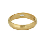 Tac Ring in White Sapphire - Solid Gold