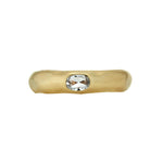 Tac Ring in White Sapphire - Solid Gold