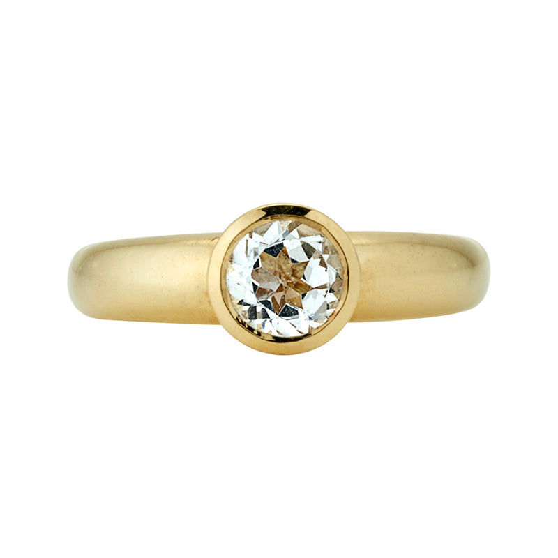 Viriditas Ring in Topaz - 18K Solid Gold