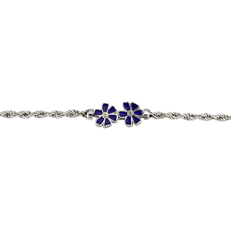 Pasha Necklace in Enamel - Sterling Silver