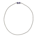Pasha Necklace in Enamel - Sterling Silver