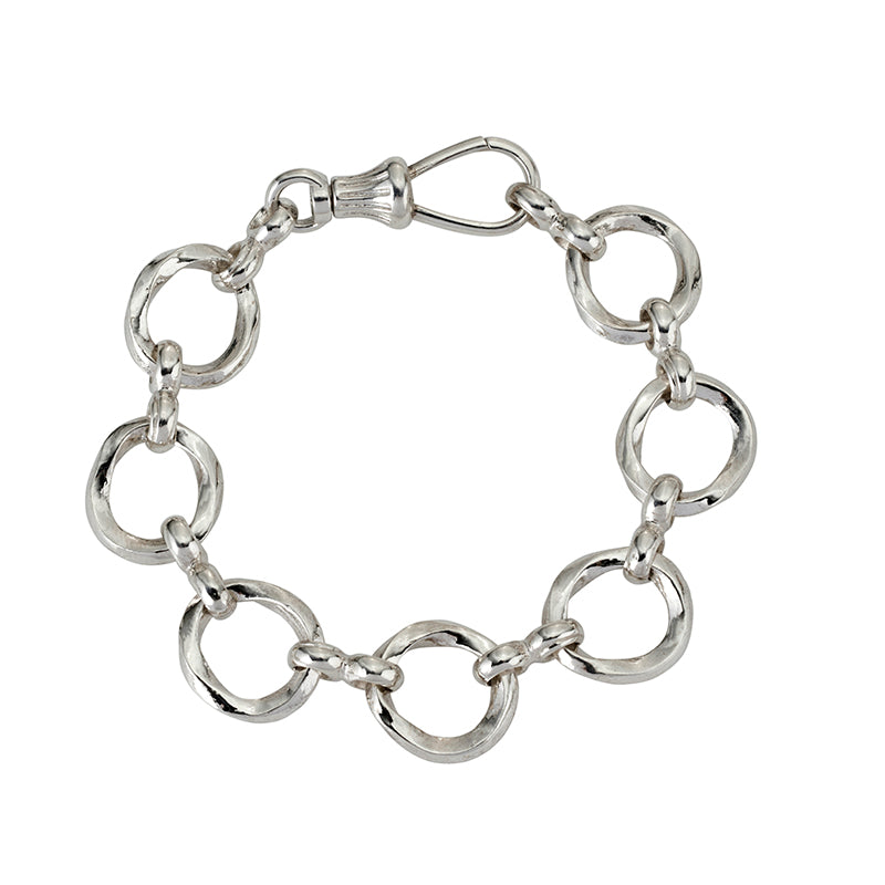 Handmade Maillon Bracelet - Sterling Silver