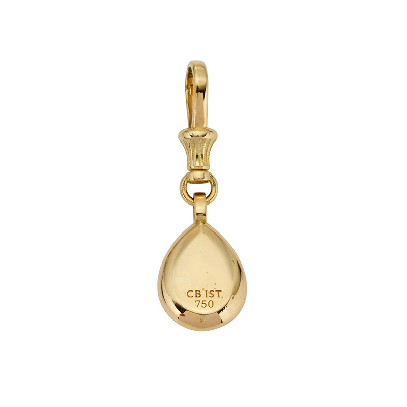 Sumbul Pendant with Emerald - Solid Gold