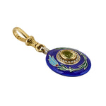 Karanfil Pendant in Citrine and Diamond - Solid Gold