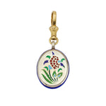 Karanfil Pendant in Citrine and Diamond - Solid Gold