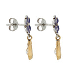 Pasha Earrings in Sapphire - 18K Solid Gold