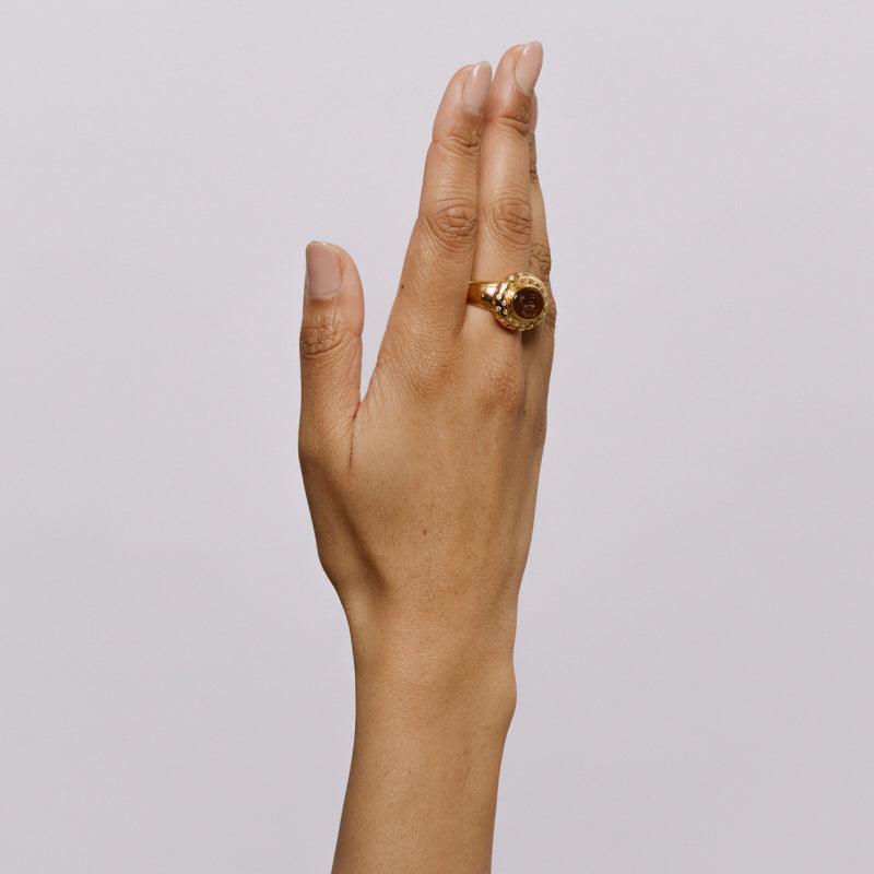 Gaius Ring - 18K Gold Plated