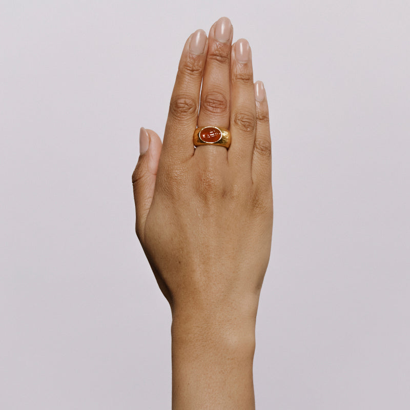 Tiberius Ring - 18K Gold Plated