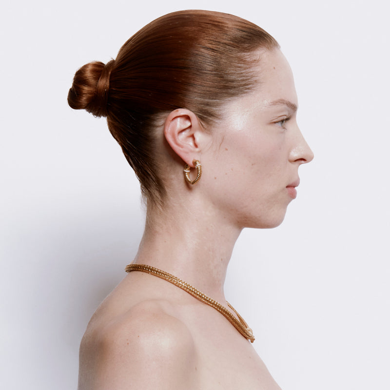 Borgia Hoop Earrings - 18K Gold Plated