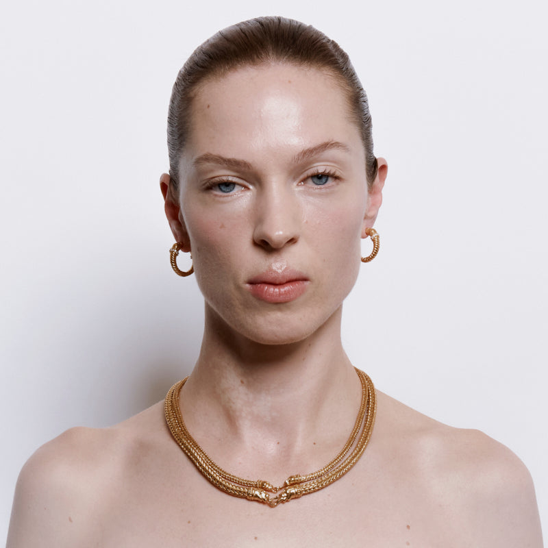 Borgia Hoop Earrings - 18K Gold Plated