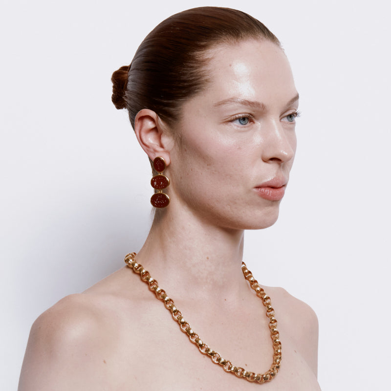 Cornelia Earrings - 18K Gold Plated