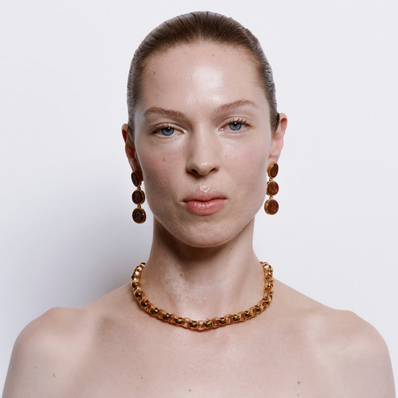 Cornelia Earrings - 18K Gold Plated
