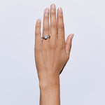 Viriditas Ring in Topaz - Platinum